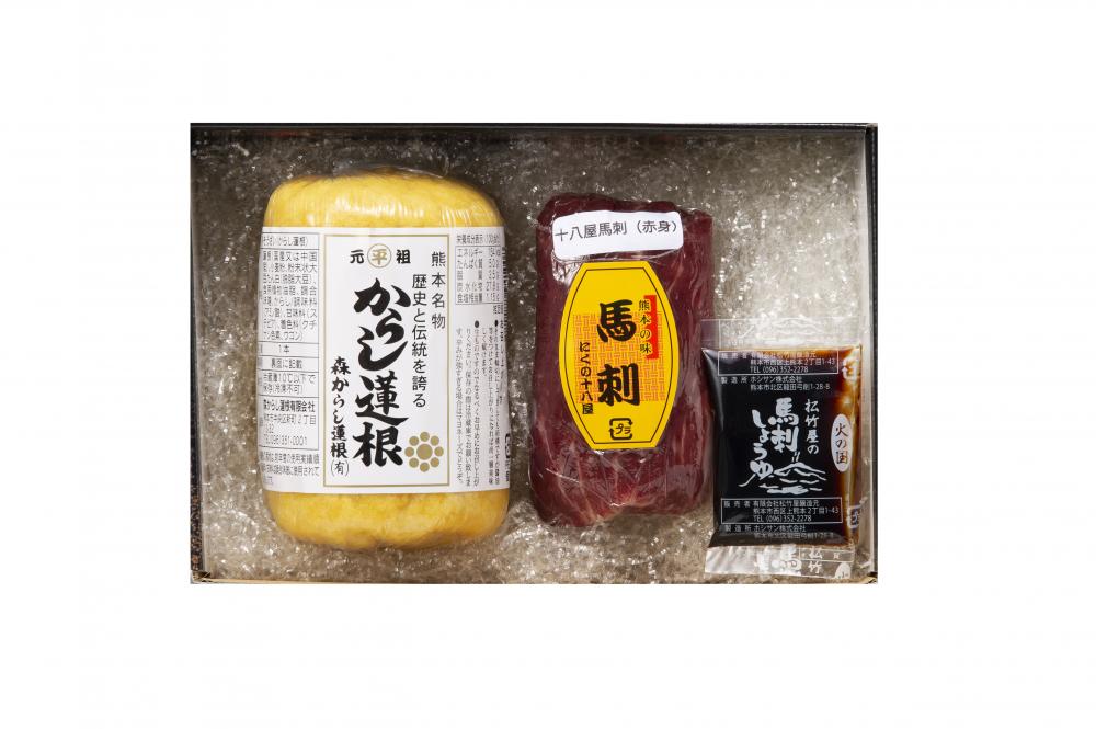 百選蓮馬セット（赤）