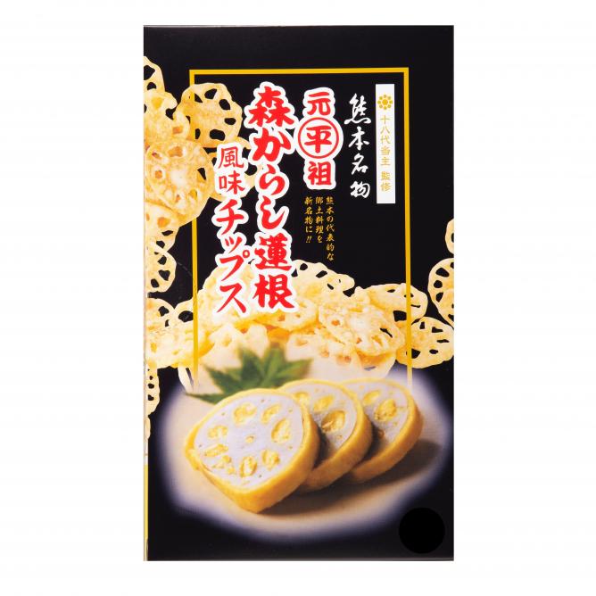 からし蓮根風味チップス